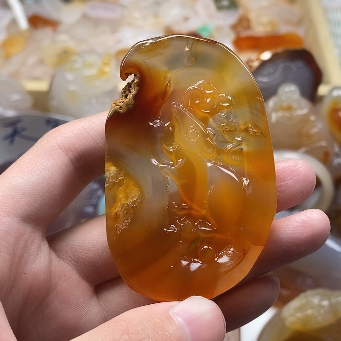 玛瑙/玉髓未镶嵌颈饰