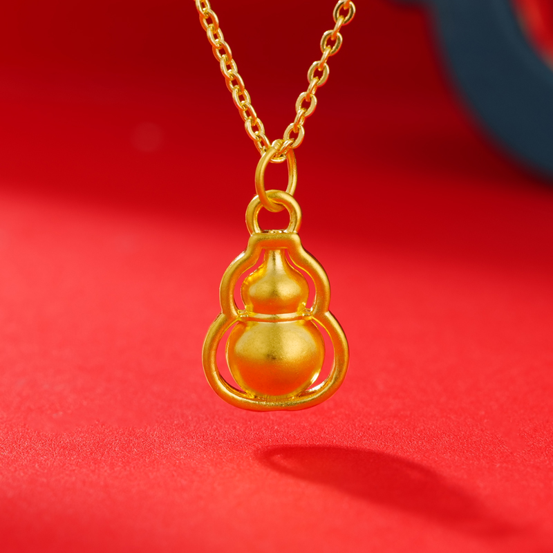 【思思专享】 足金999 中式小葫芦（赠银链） BP 5036