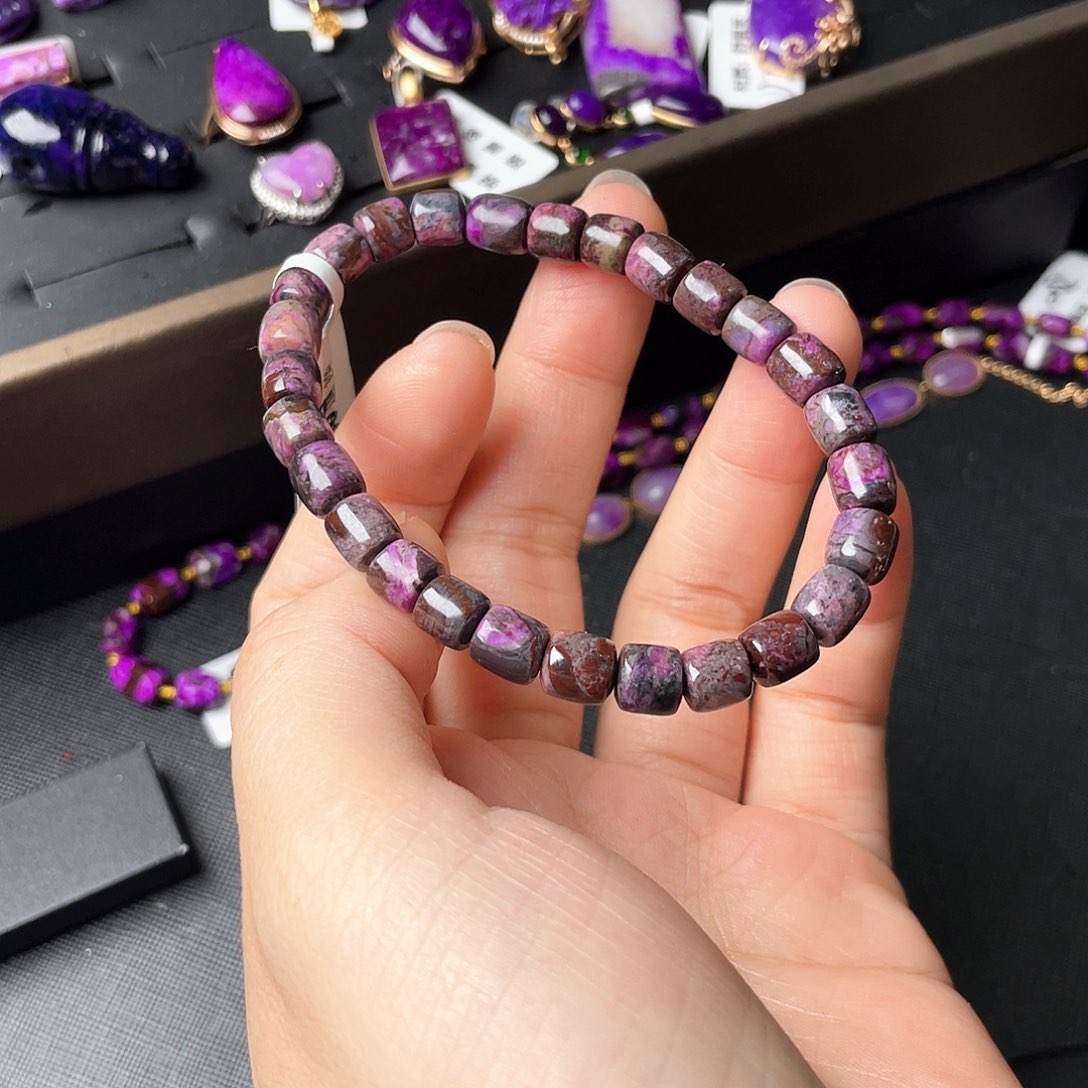 苏纪石（舒俱来）未镶嵌手链