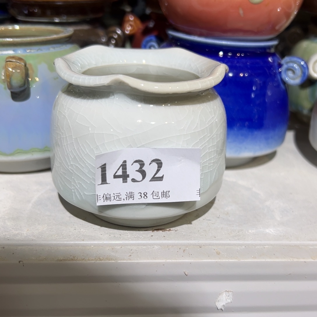 陶瓷景德镇手工花盆