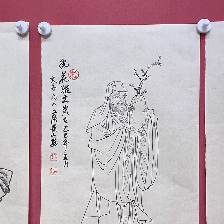 国画侯老师手绘作品