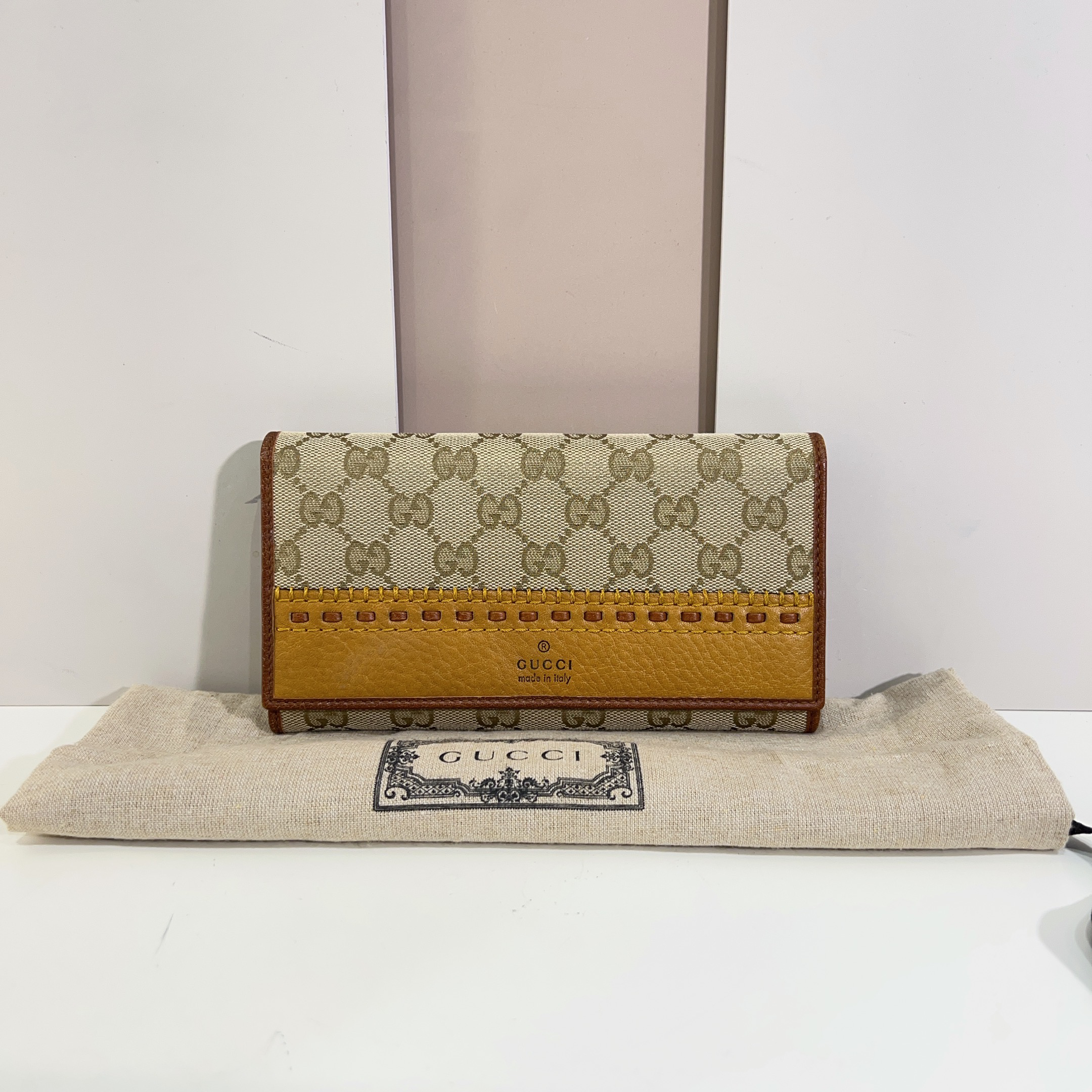 95新 GUCCI/古驰 Gucci 古驰长款钱包 a8413