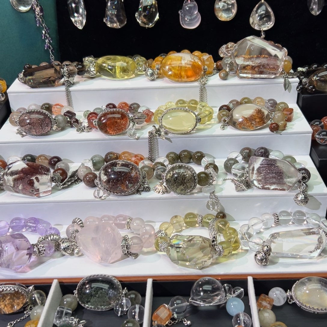 蛇***水晶手链合金手串