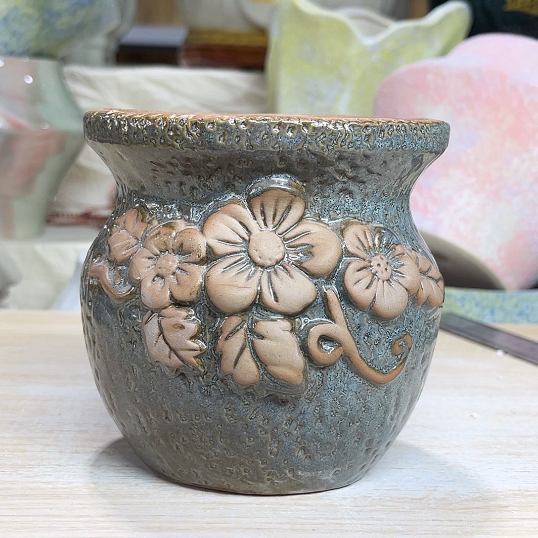 陶瓷绿植多肉微瑕花盆外口径：10*11