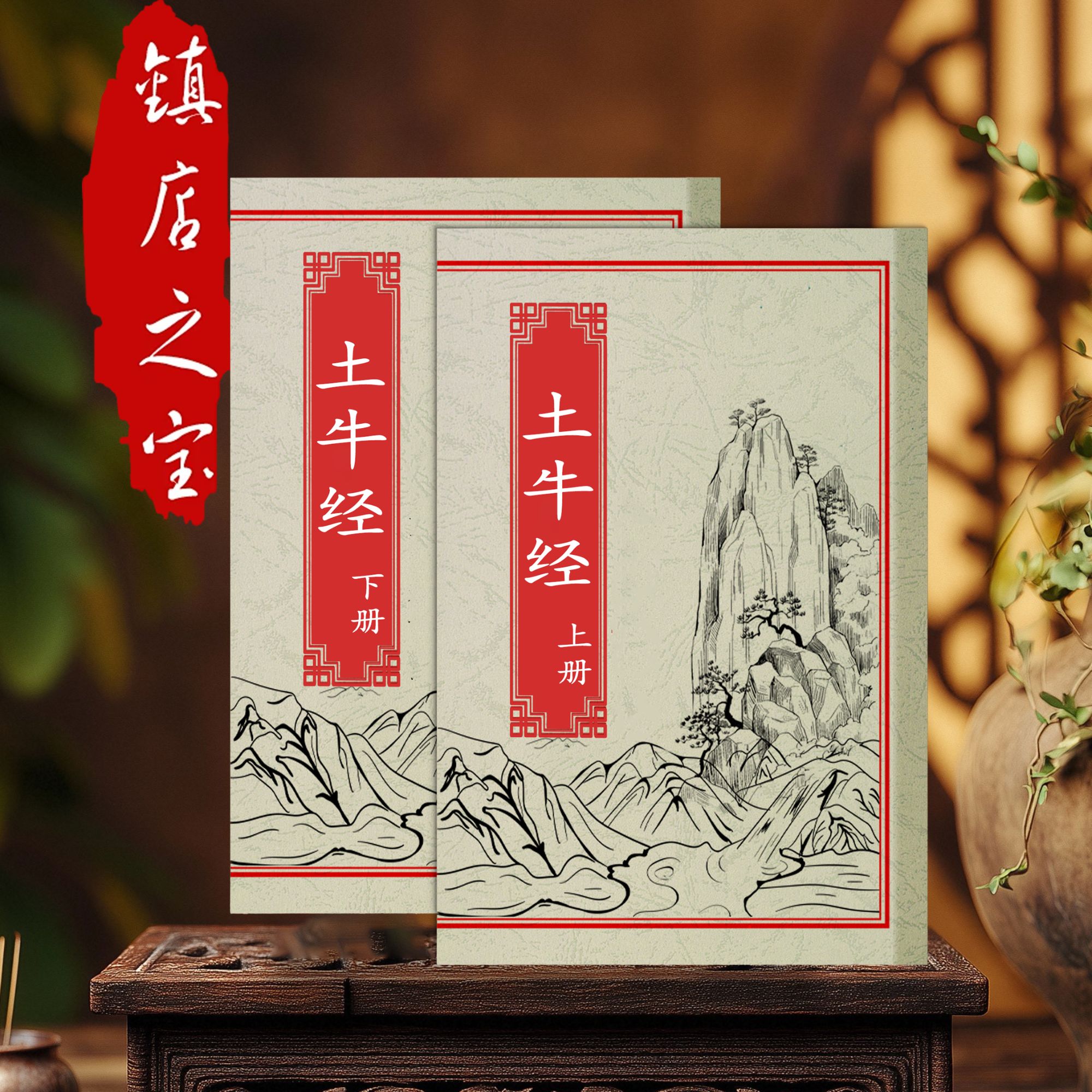 杨救贫亲传土牛经断坟下葬诀上下二册彩色原版无删减传统文化书籍