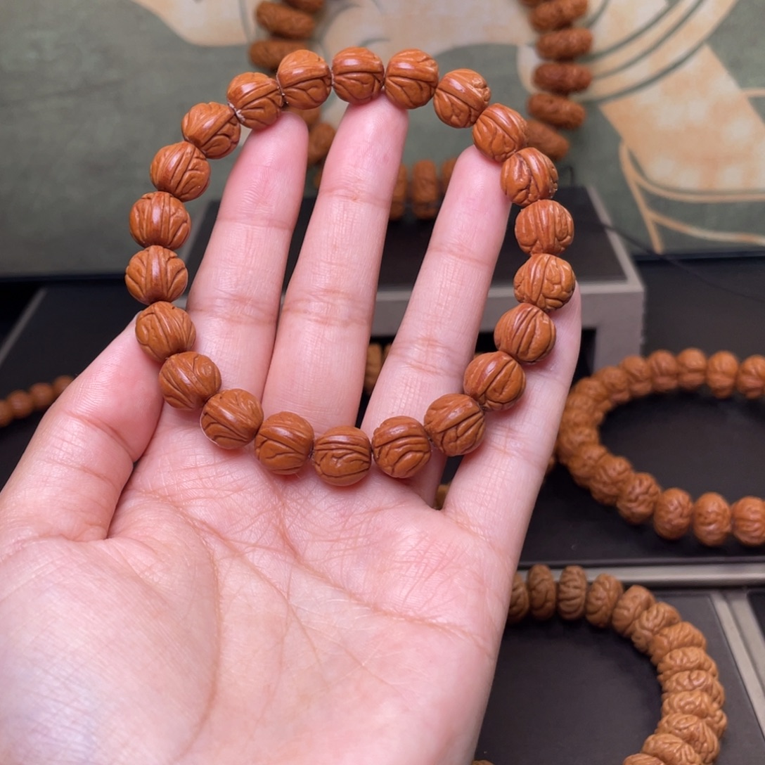 桃核吊坠11玉龙脊