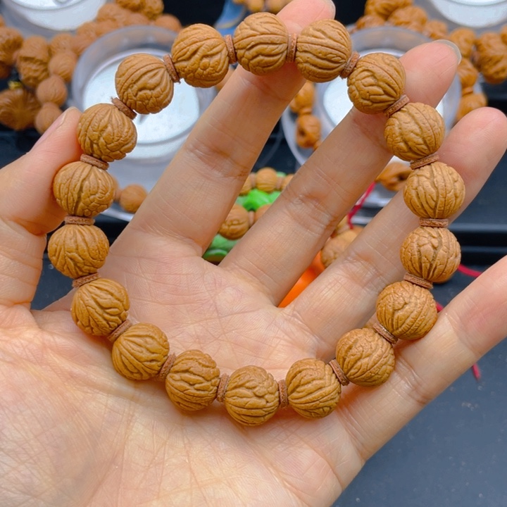 桃核吊坠精品满天星14尺寸捡漏