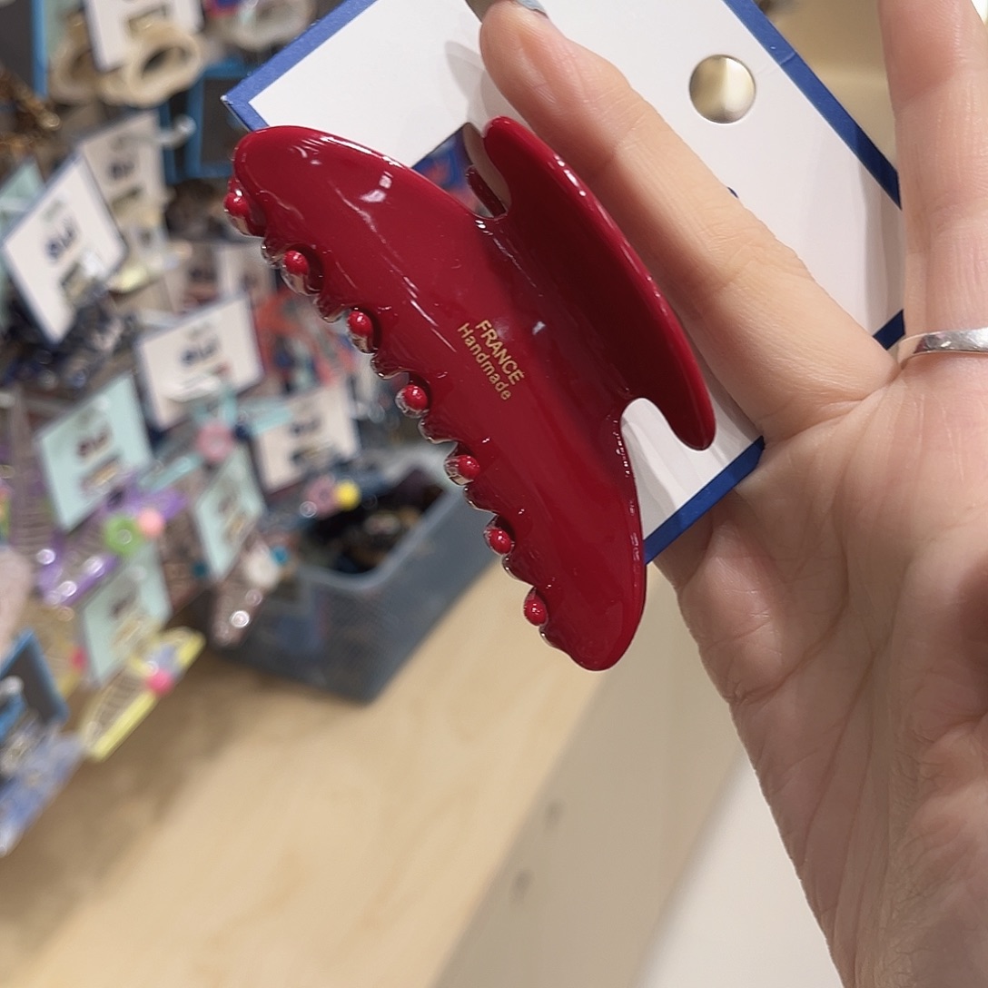 布艺非金属红色中抓