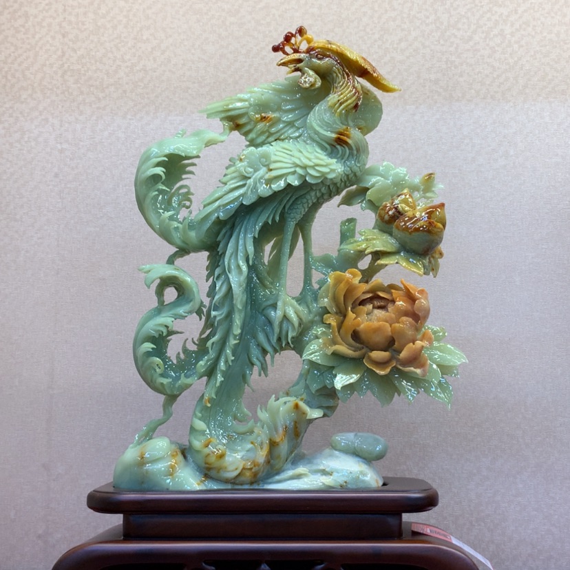 【闪购商品】蛇纹石玉摆件覆膜未镶嵌