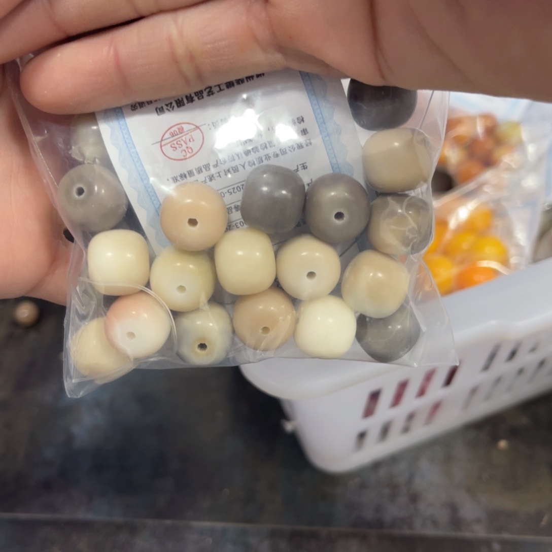 白玉菩提吊坠z 干磨35/锅底