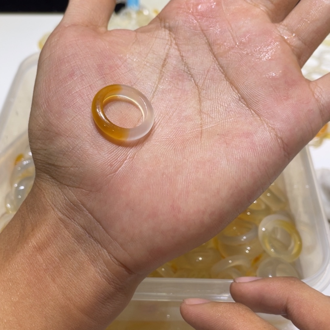 玛瑙/玉髓未镶嵌戒指322号港10