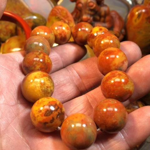 玛瑙/玉髓手链合金风**来