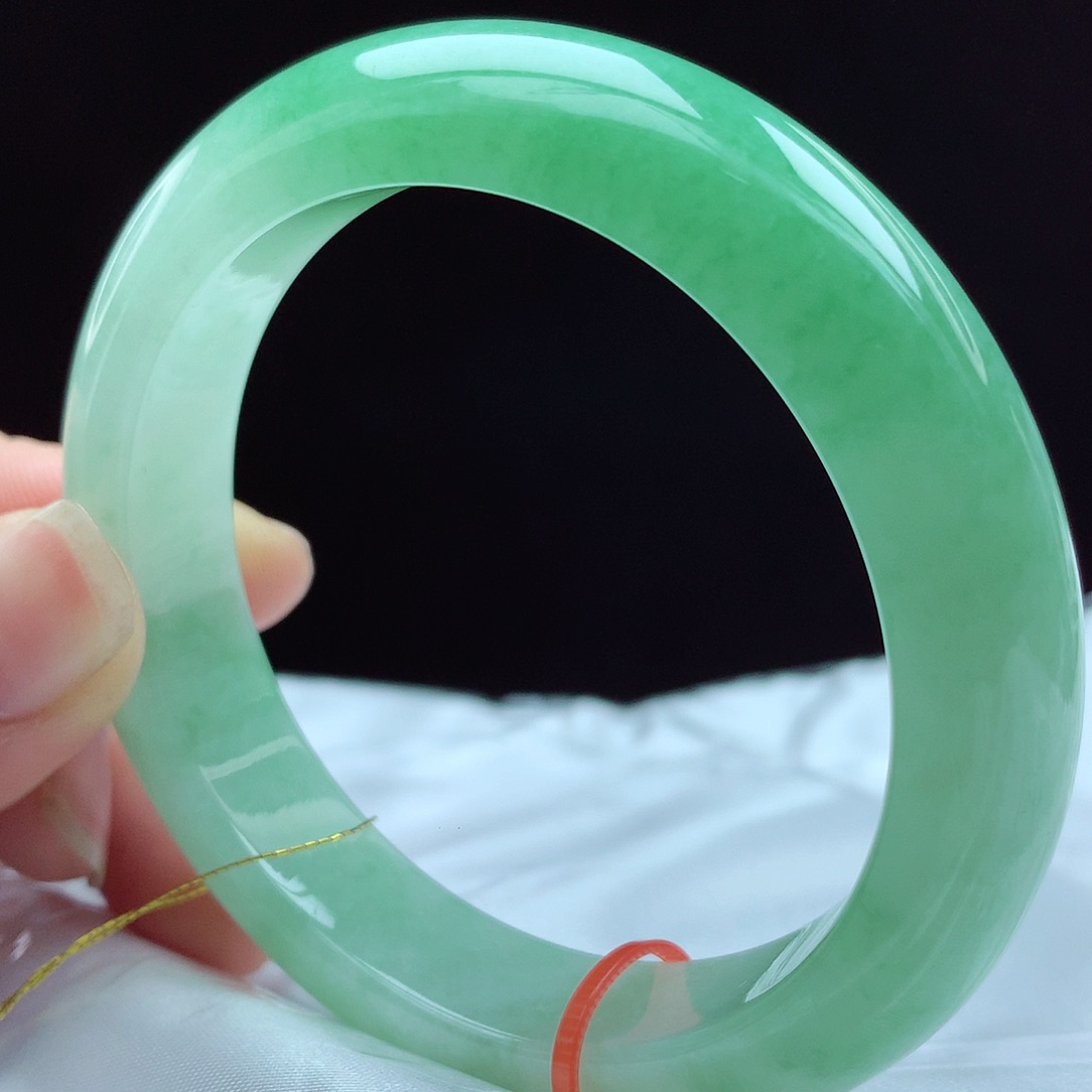 未镶嵌手镯翡翠57圈752宽版