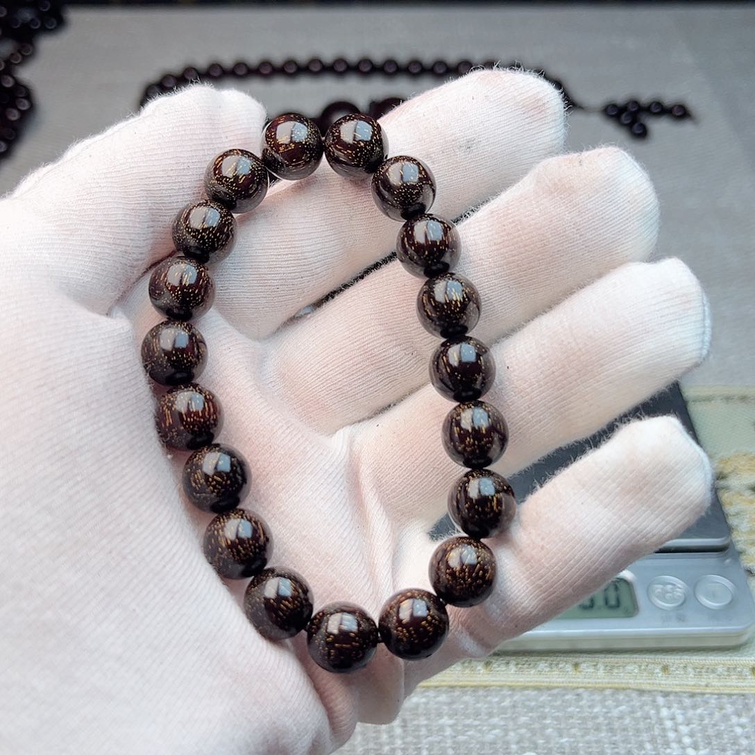 檀香紫檀（小叶紫檀）1.0 19颗 爆星