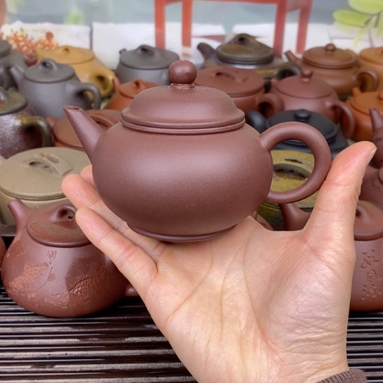紫砂茶壶风釉160cccccc羊角山紫泥