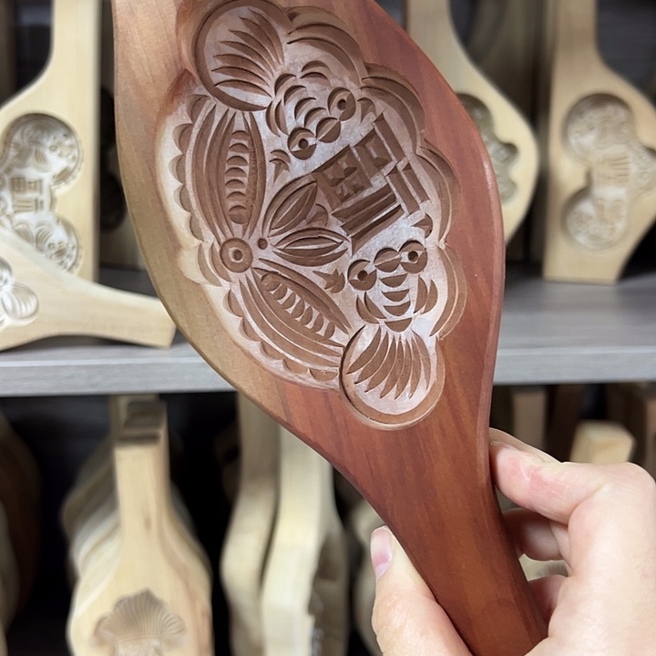 研***杰梨木红梨木莲蓬面食模具