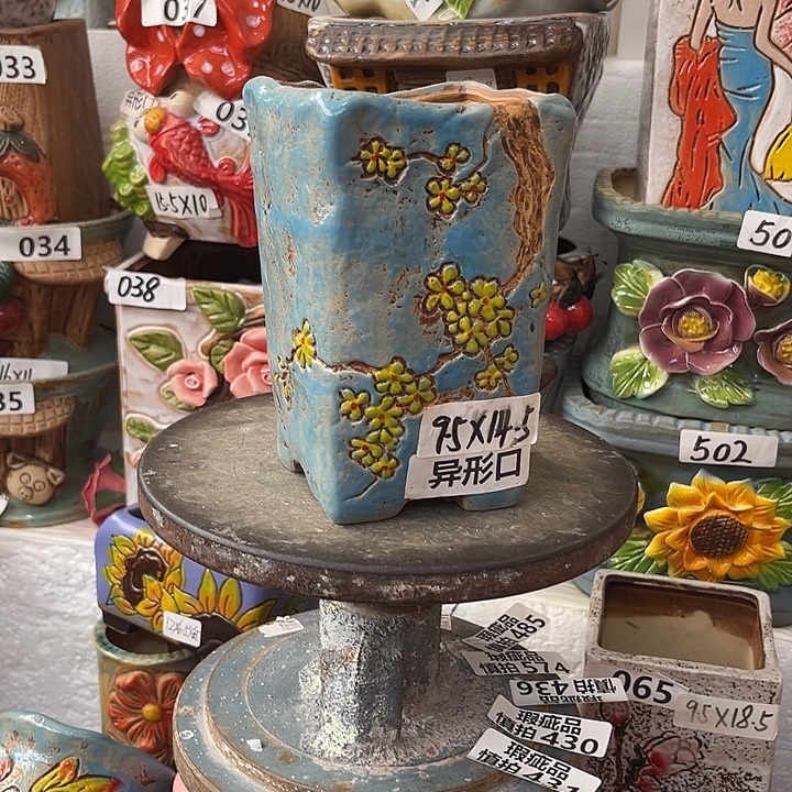 粗陶材质多肉花盆