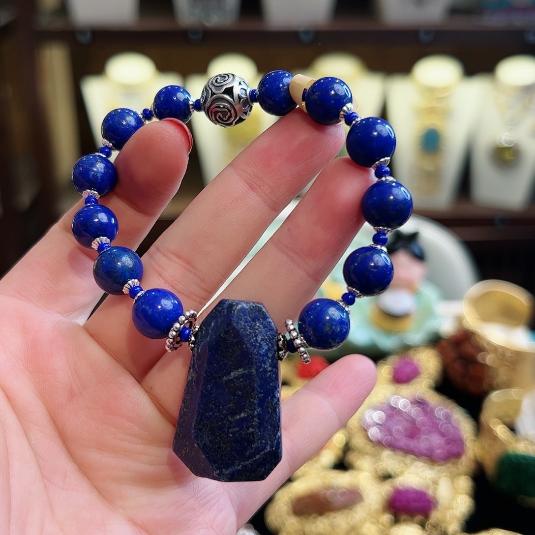 青金石手链未镶嵌手链