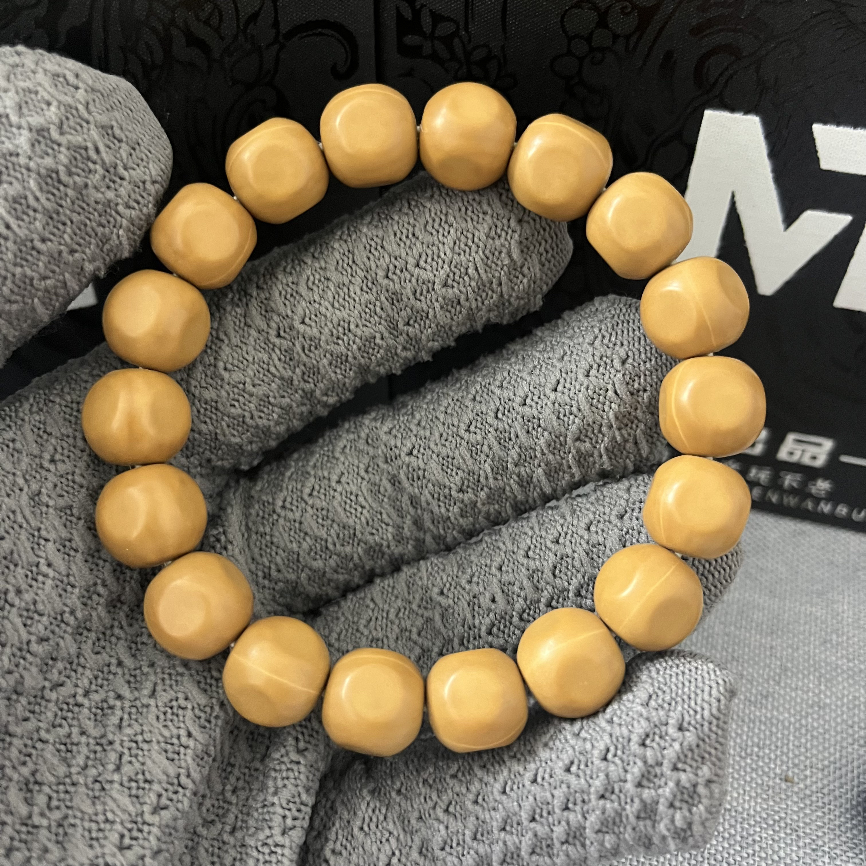 【C位】猴头六方手串龙炎料原皮走色快12mm