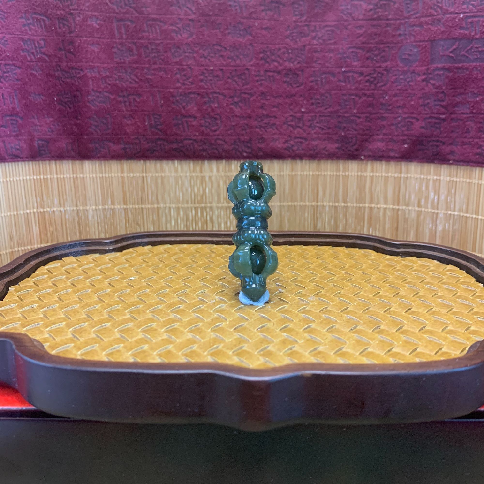 L和田玉降魔杵吊坠0516