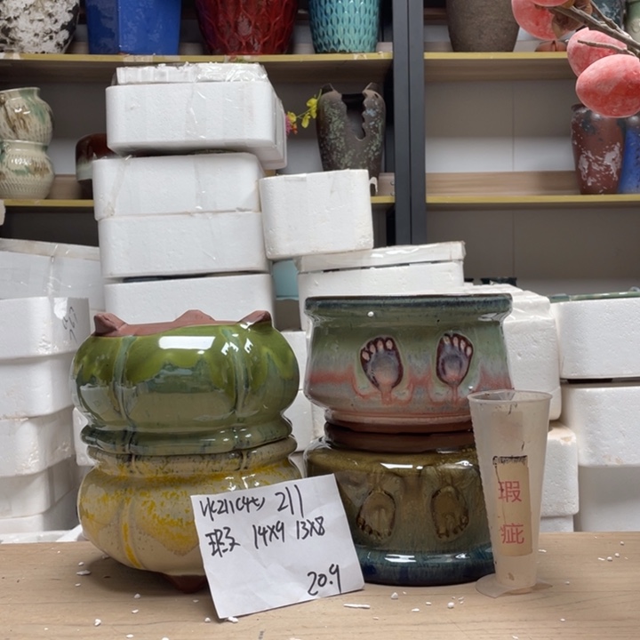 粗陶多肉花盆微瑕211