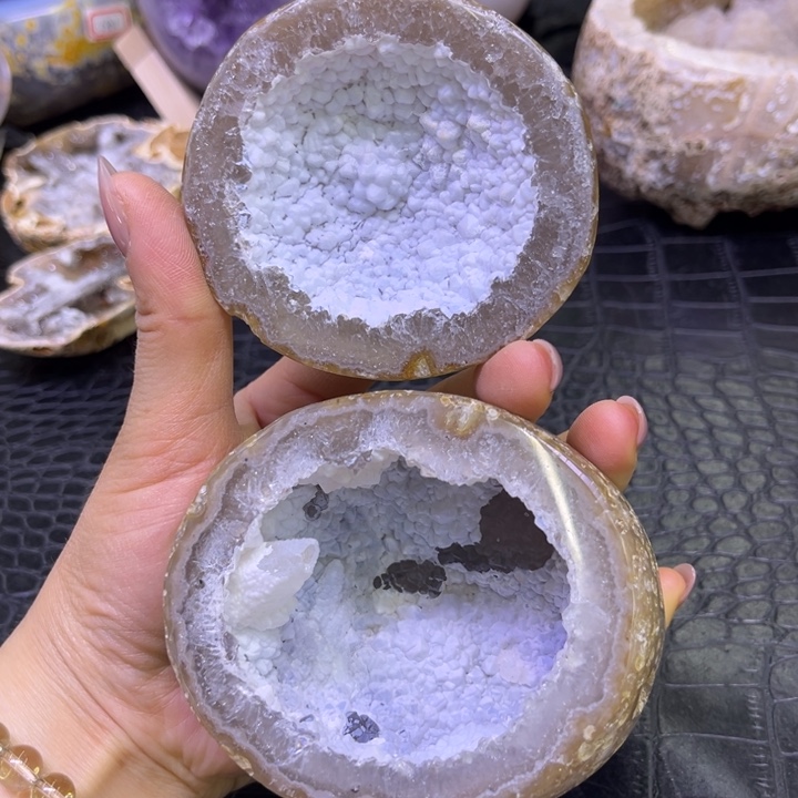 水晶珠宝半成品未镶嵌特价葡萄盆