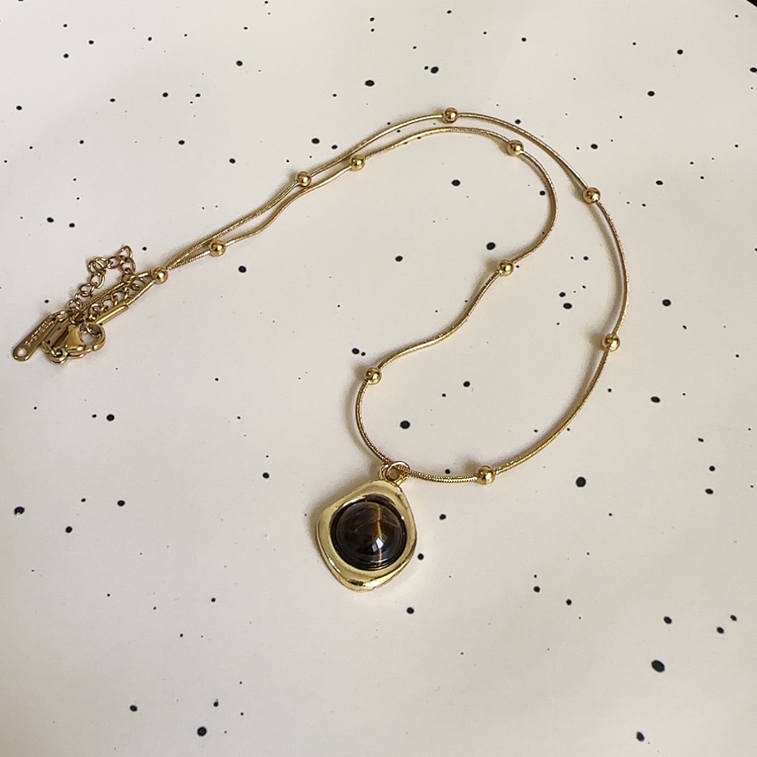 纯铜铜合金简约款项链