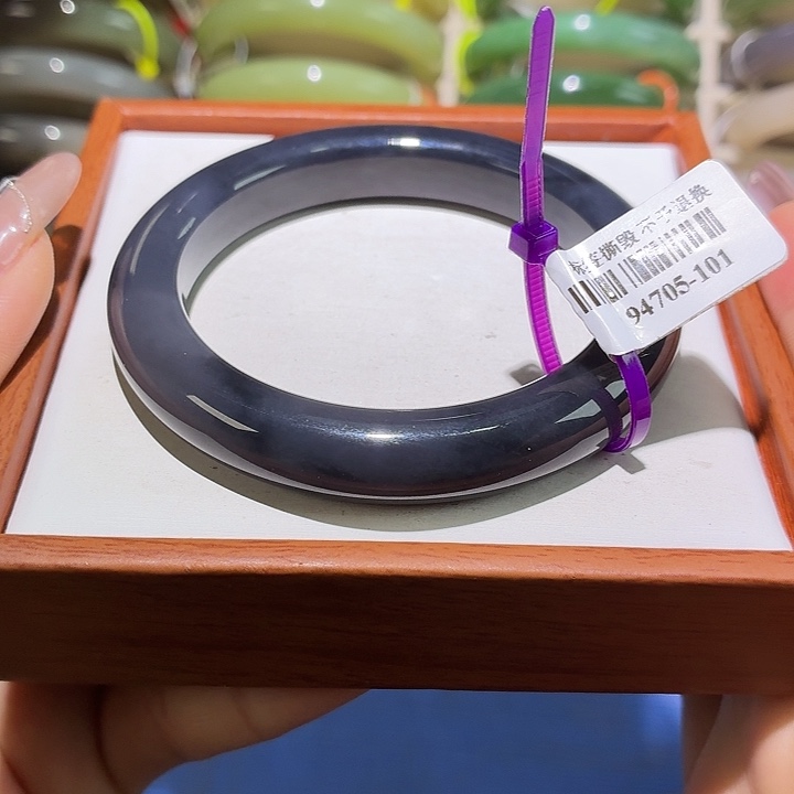 和田玉未镶嵌手镯13号56.7+