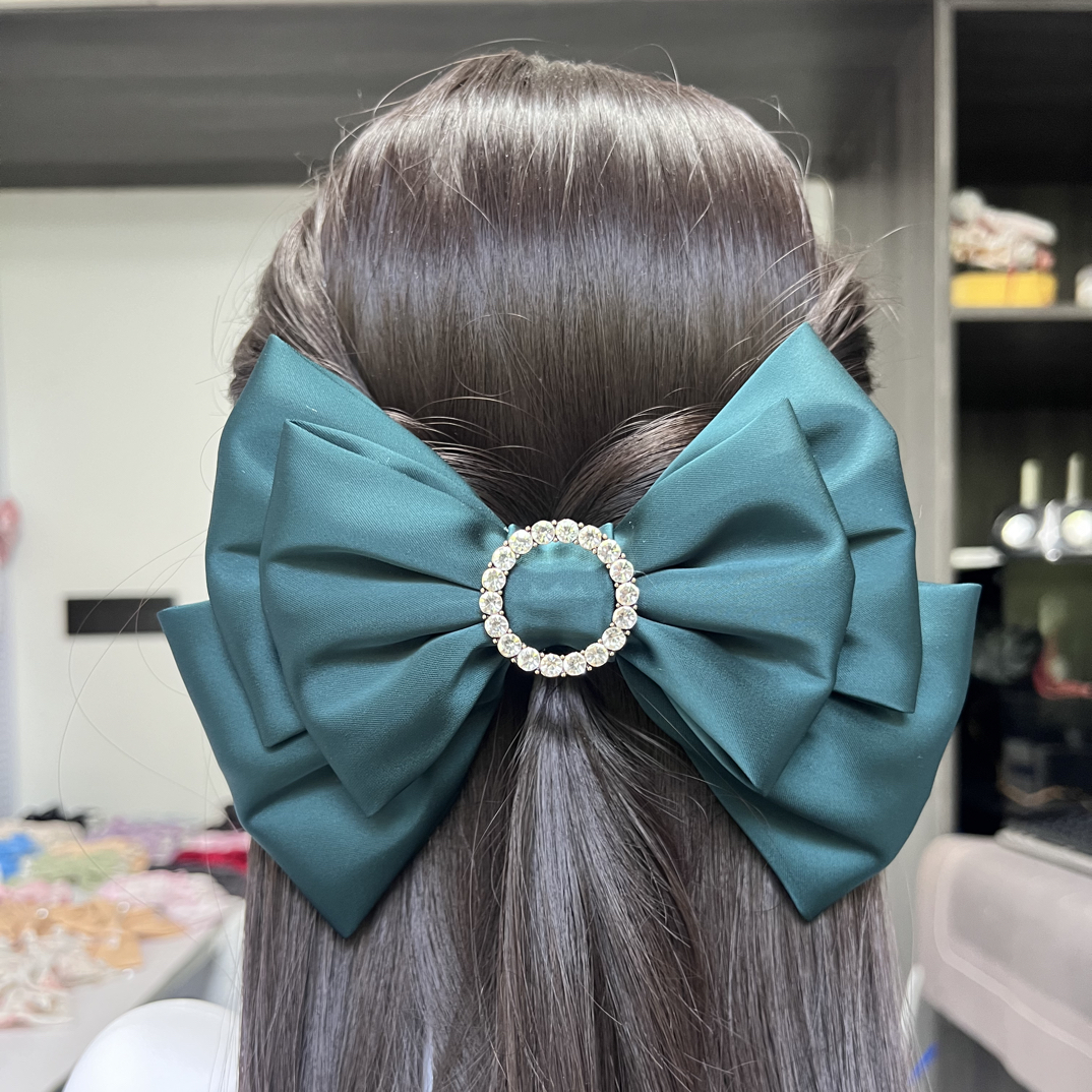 1号纯手工DIY蝴蝶结发夹弹簧夹抓夹鸭嘴夹百搭头饰甜美发饰