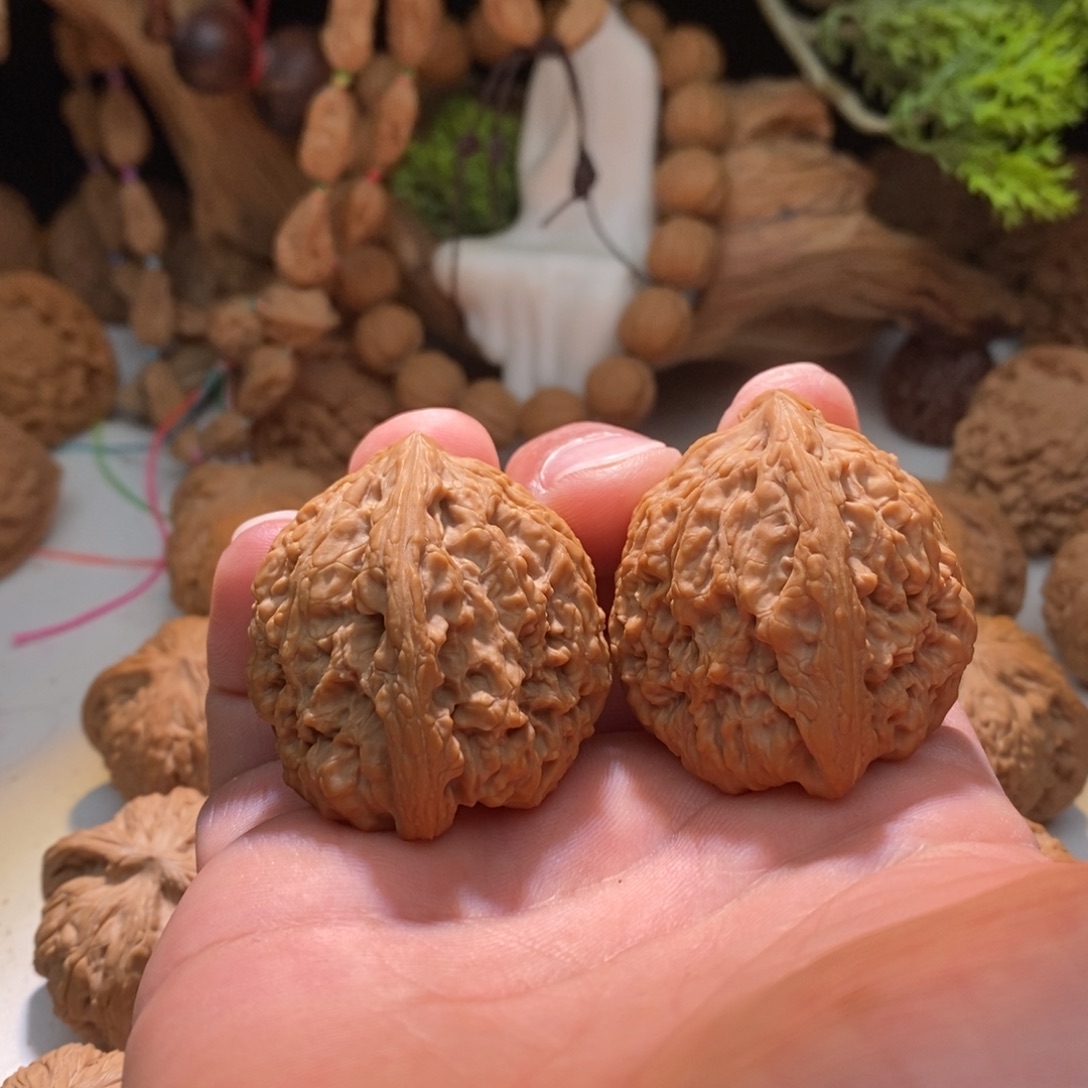 杨***辞把件文玩核桃南将石40