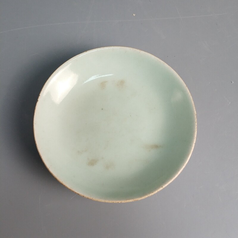 清道光 豆青釉盘1号-M25KZ003878
