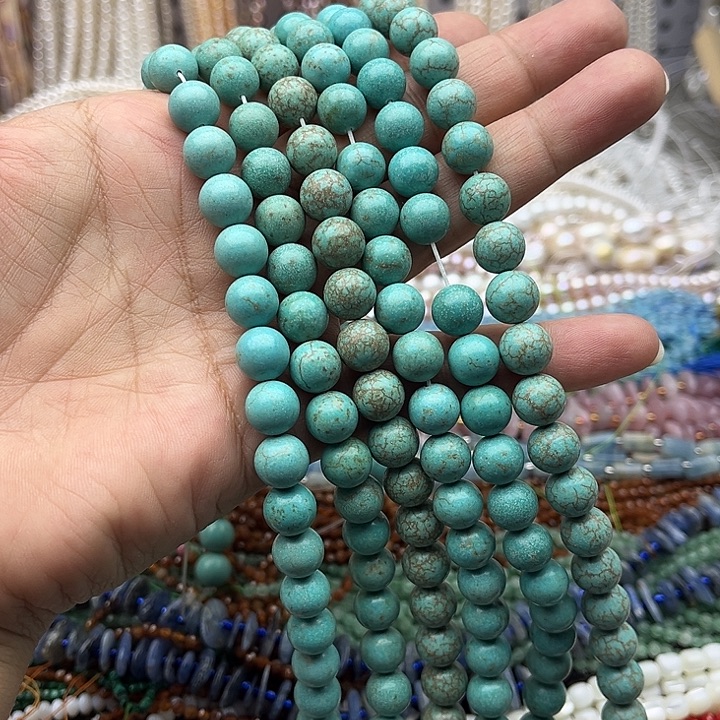 玛瑙/玉髓未镶嵌珠宝半成品2条9.5mm左右天然松