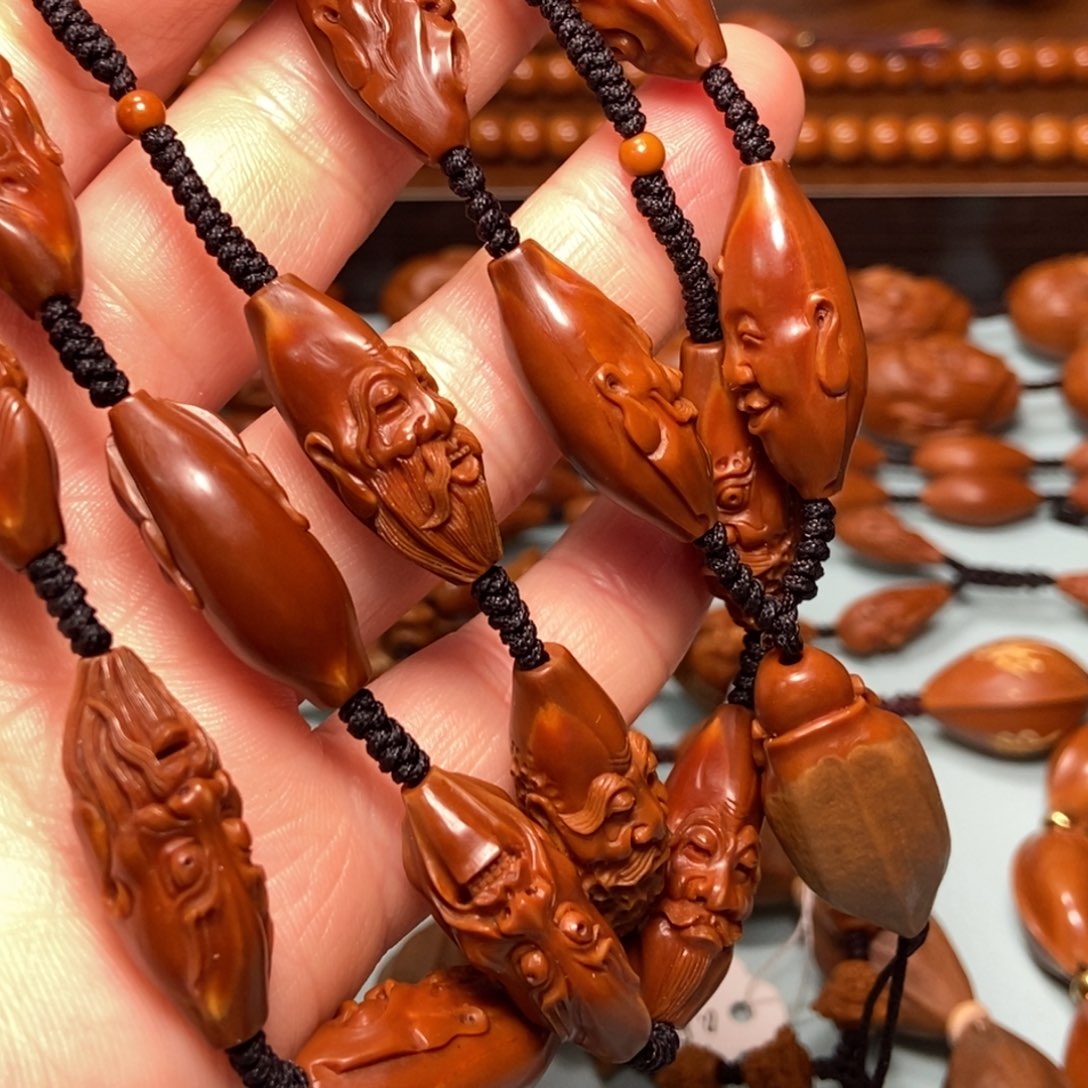 橄榄核手串/手链1.0直心水晶核罗汉