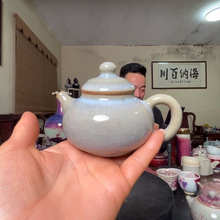 用***6瓷片牛家钧窑牛自恒老师钧瓷