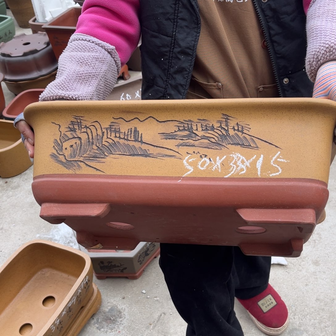 紫砂花盆盆景艺术