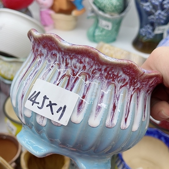 红陶多肉绿植陶瓷花盆