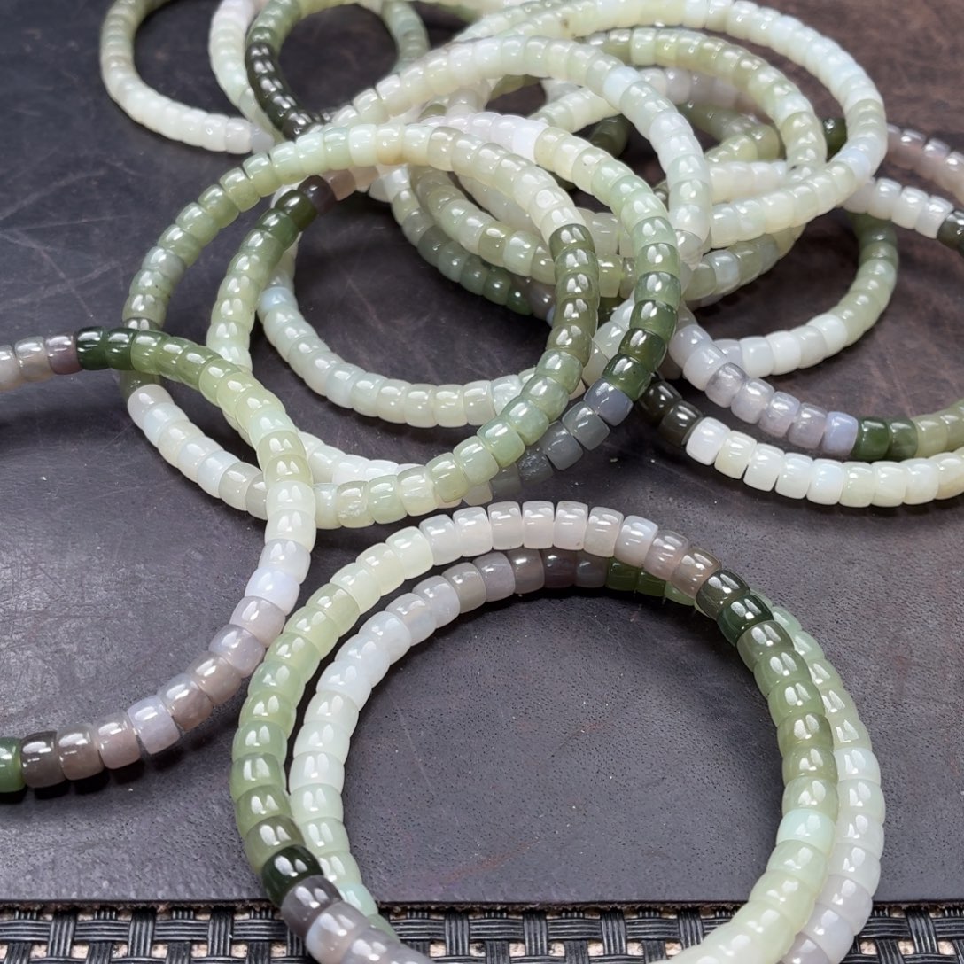 和田玉未镶嵌手链多样性发货拍一发一