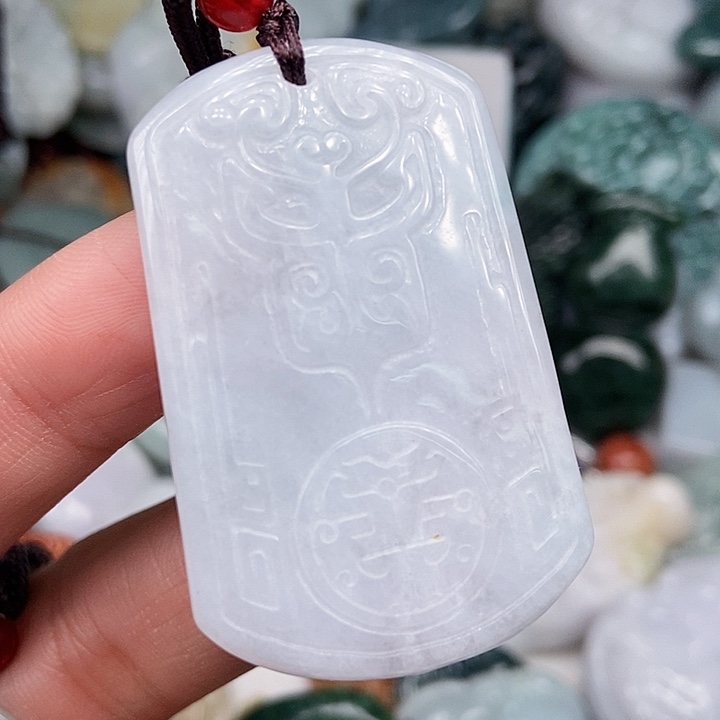 颈饰未镶嵌翡翠 翡翠