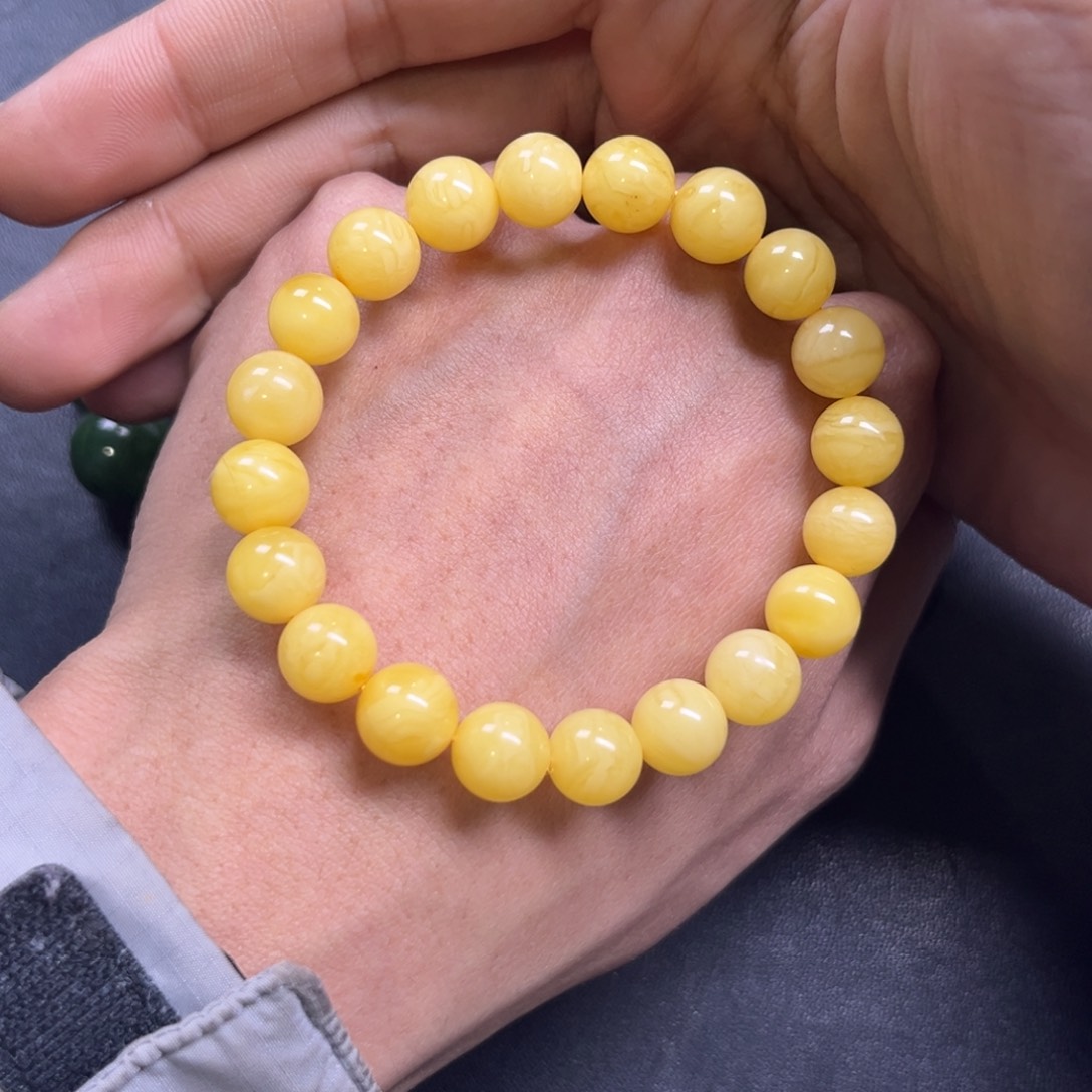 蜜蜡颈饰未镶嵌多样性蜜蜡手串卡10货头