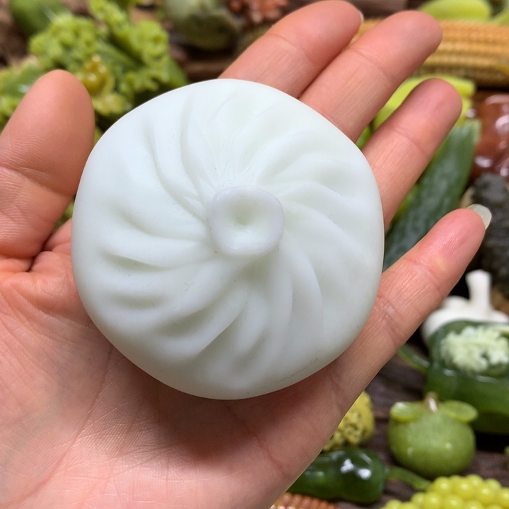 蛇纹石玉手把未镶嵌中*