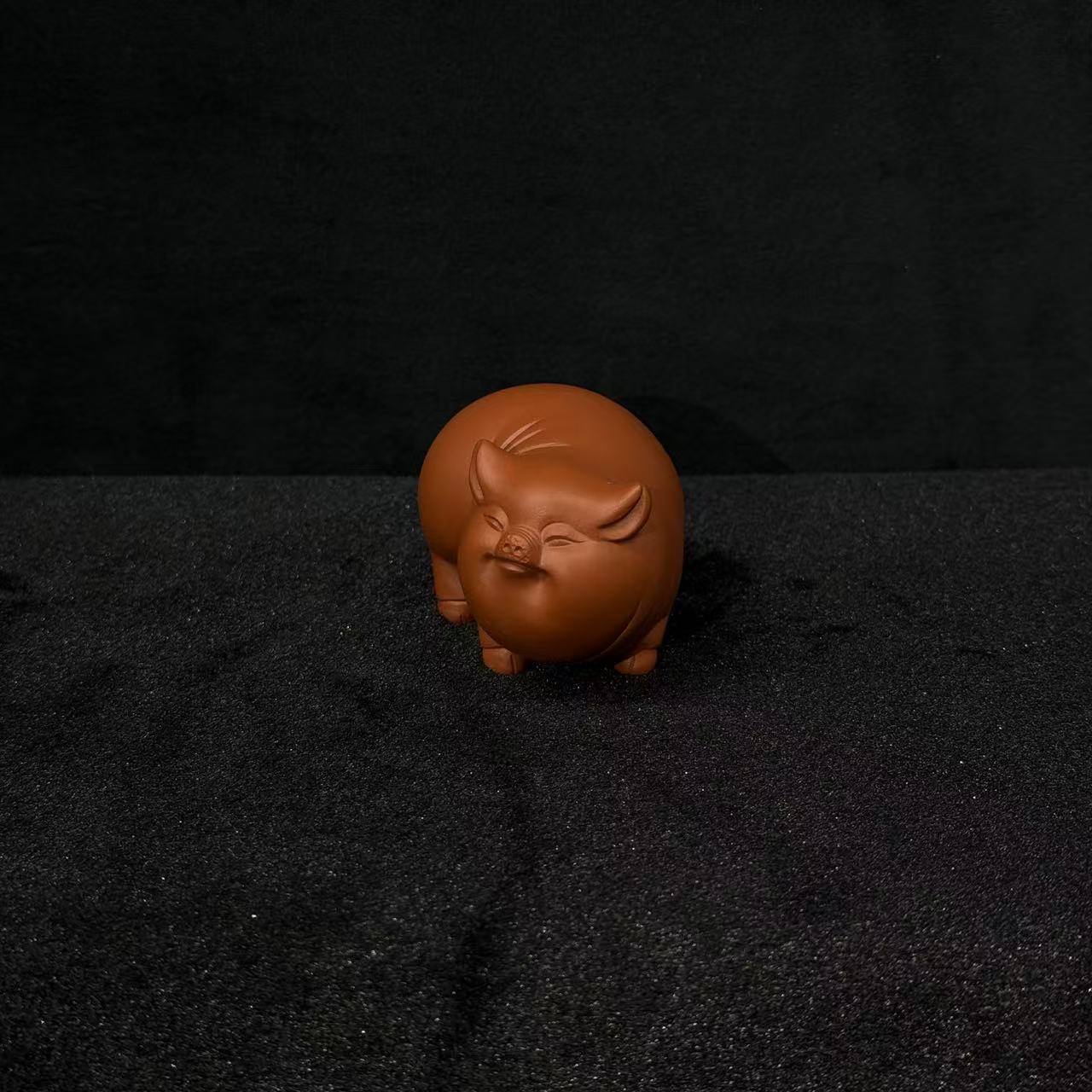 48/CDF110/陈德富/紫砂茶宠来福/