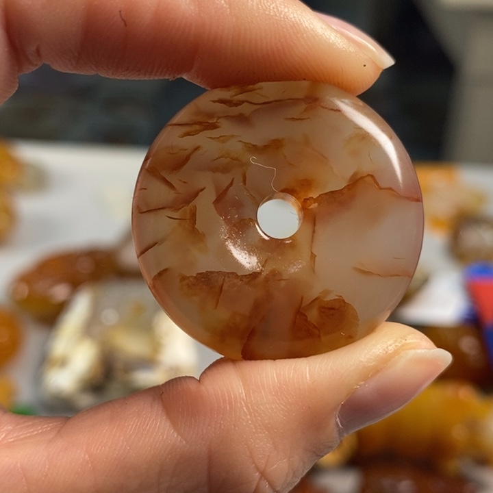 玛瑙/玉髓吊坠(不含链)未镶嵌