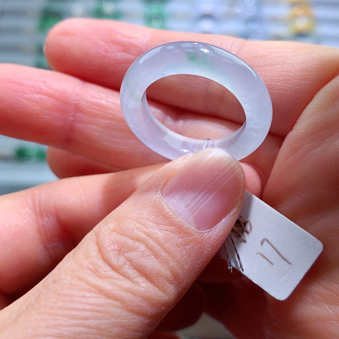 翡翠戒指未镶嵌17号