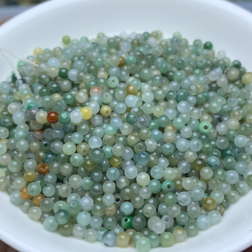 【闪购商品】翡翠手链未镶嵌卡3冰多宝100个