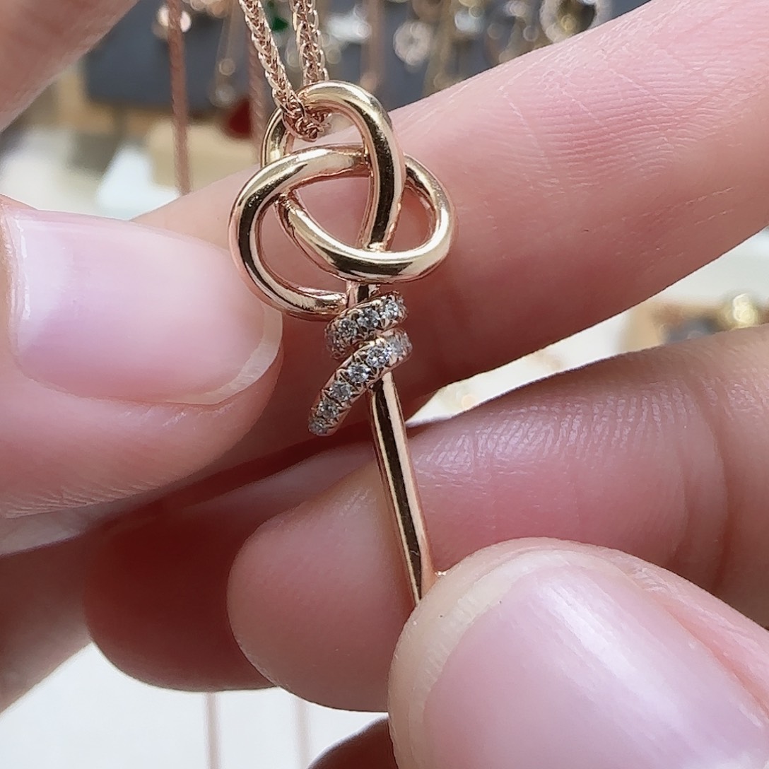 套链18K金镶嵌天然钻石