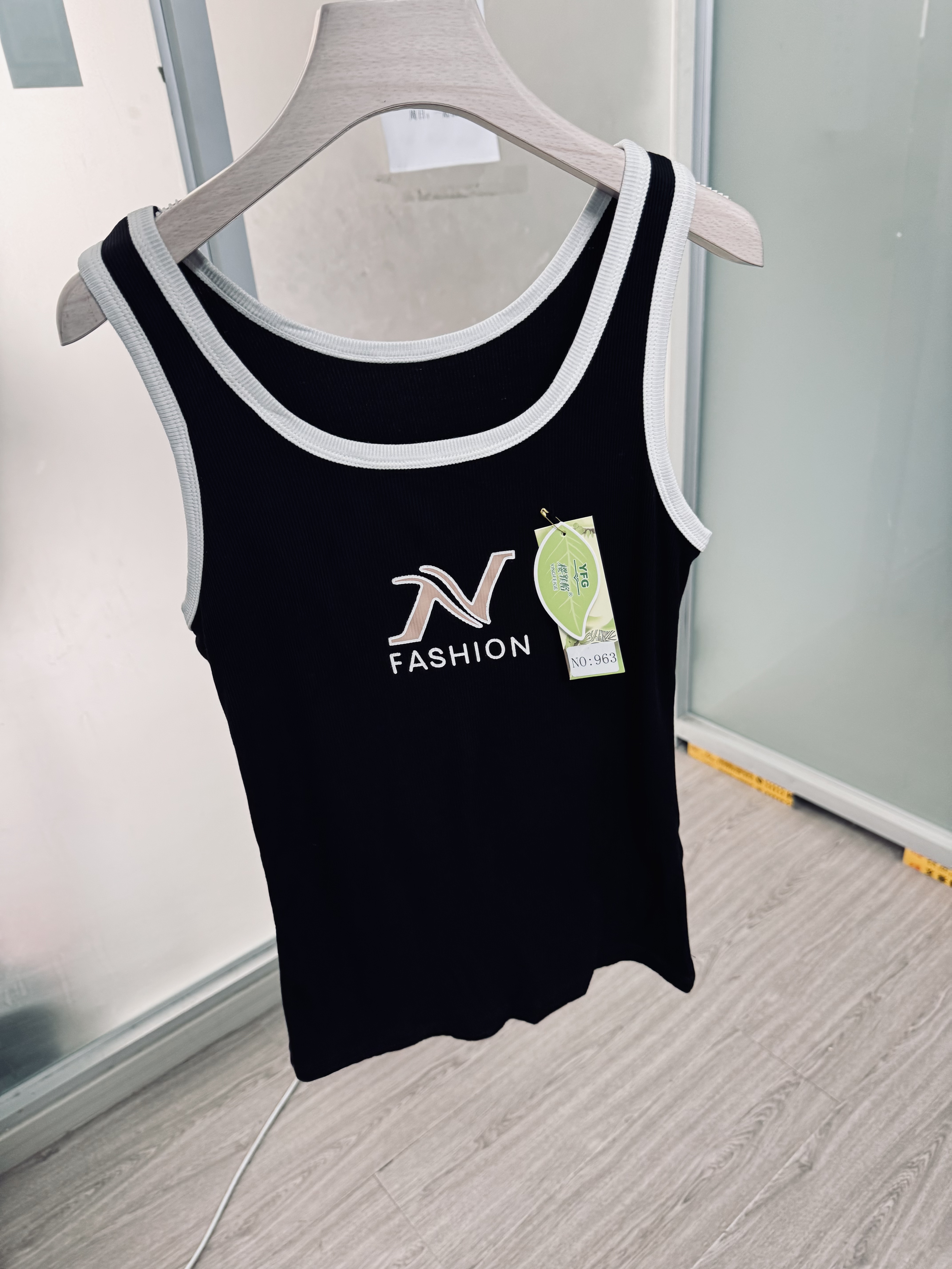 【小时尚】打底背心女领可家居外穿背心963