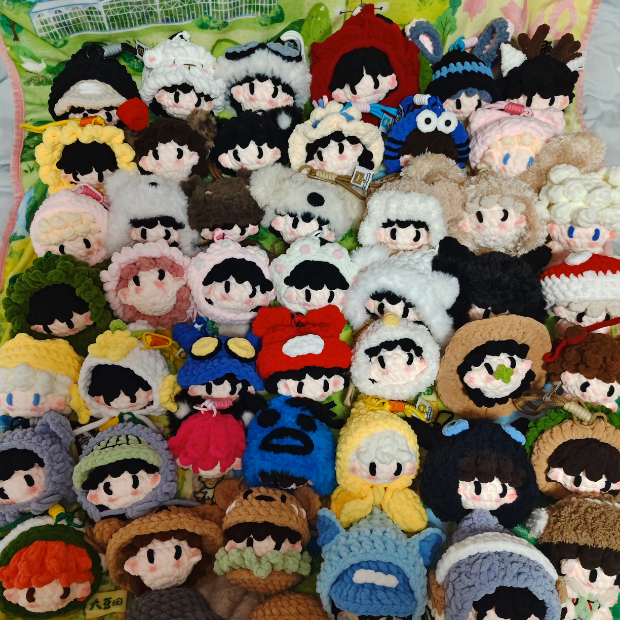 （两个任选）种地吧明星周边玩偶手工毛线钩织十勤特价团子