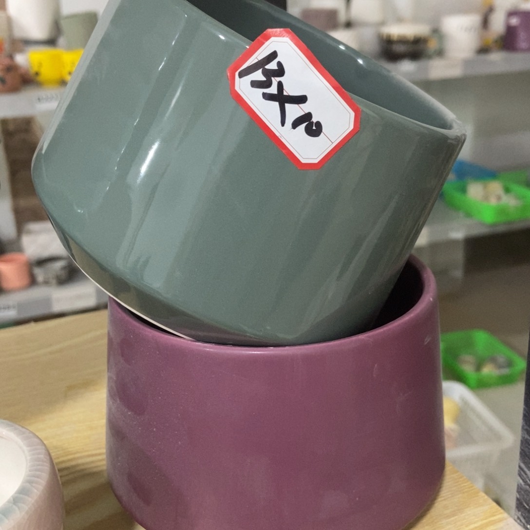 红陶高温陶瓷花盆