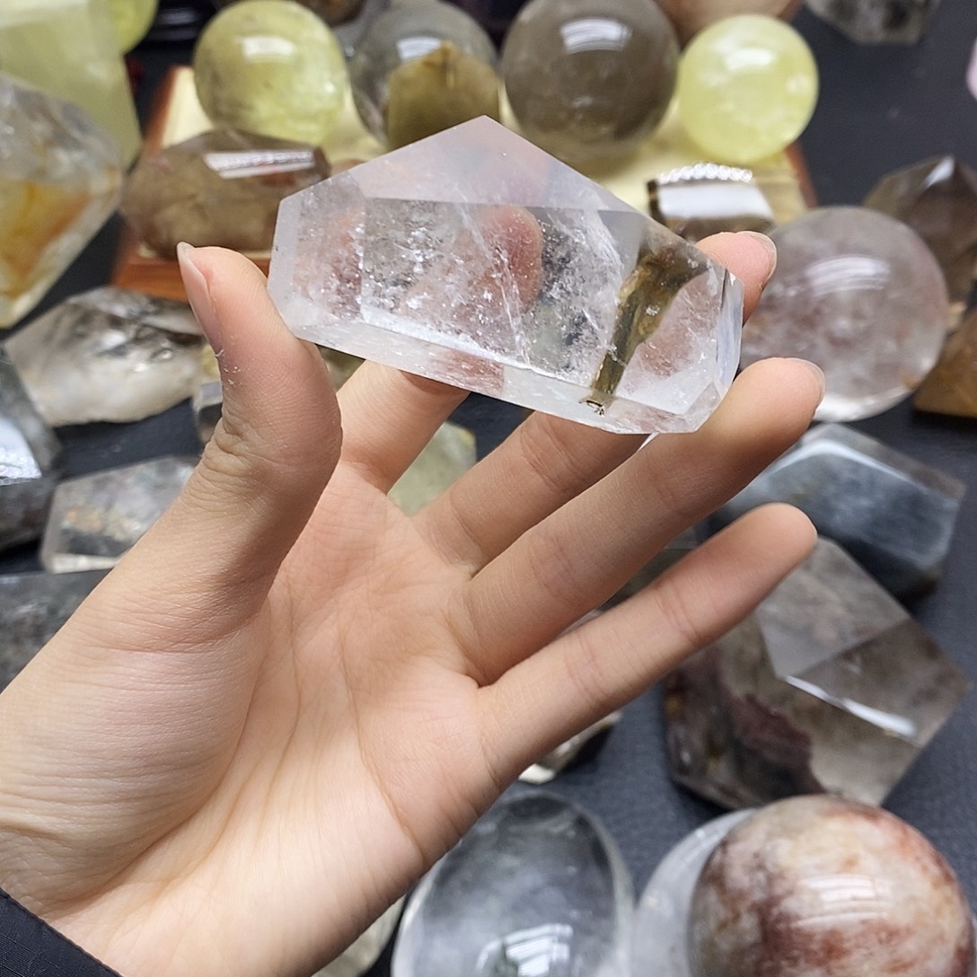 水晶未镶嵌珠宝半成品161水晶石