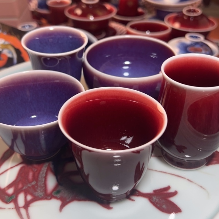 用***6瓷片景德镇品艺轩郎红